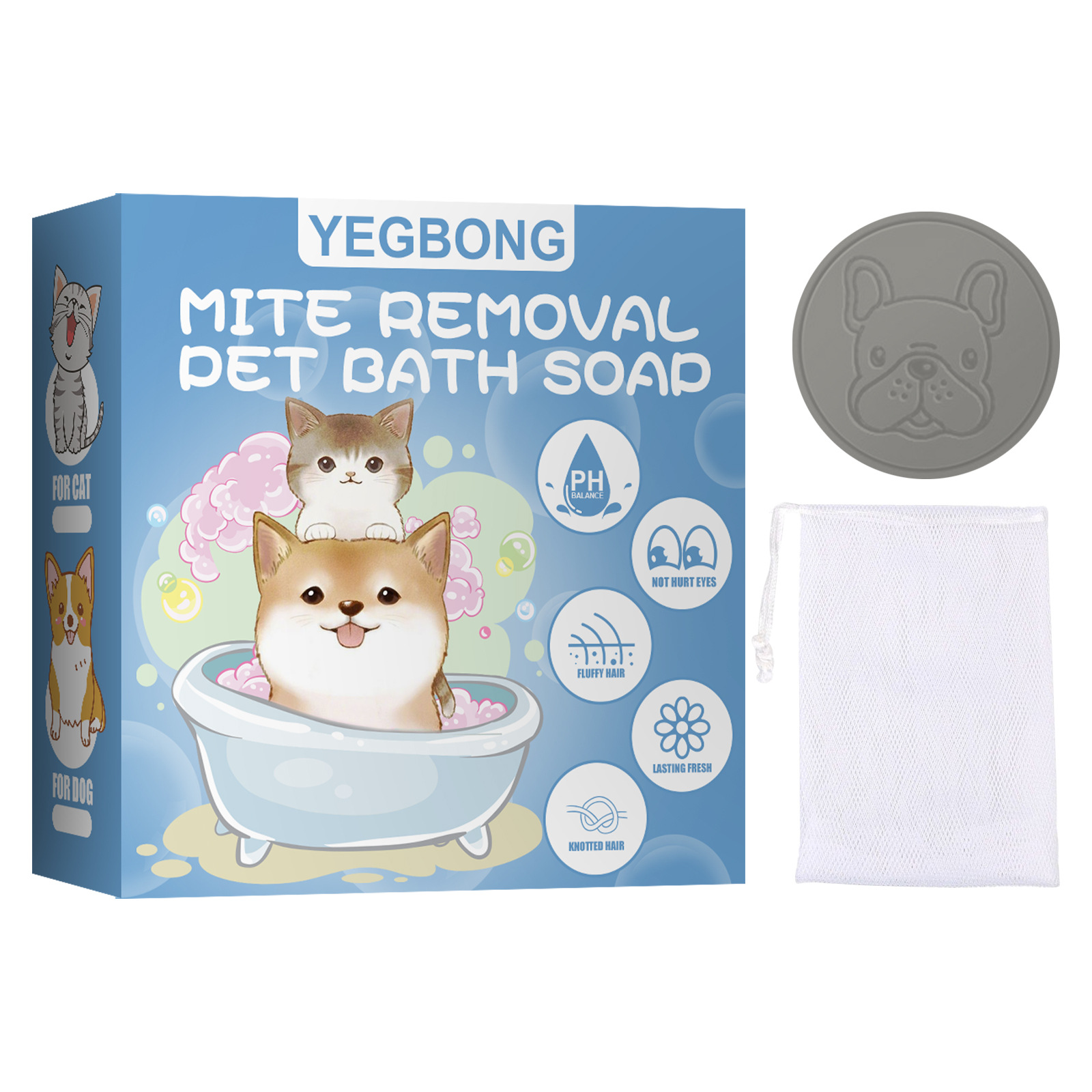 Water Bath Laboratory - 애완 동물 진드기 제거 목욕 비누,